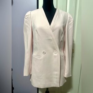 BCBG Maxazria light pink suit jacket